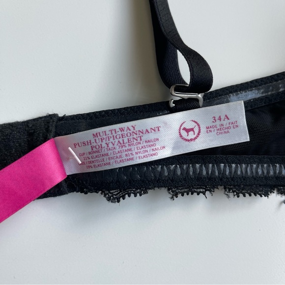 Victoria’s Secret PINK Multi-Way Push-Up Lace Strapless Bra - Picture 6 of 9